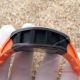 2017 Replica Richard Mille RM 052 Watch Black plated Skull Dial Orange rubber  (5)_th.jpg